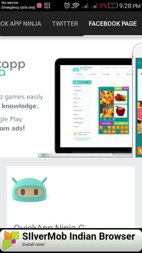 Quick app ninja (game maker) screenshot 4