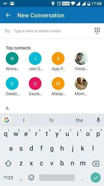 Messages screenshot 2