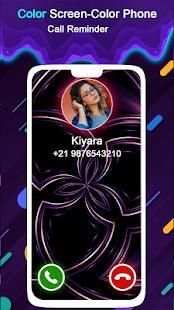 Color Screen - Color Phone,Call reminder screenshot 3