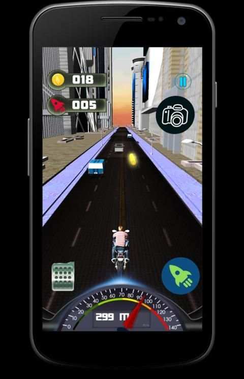 Death Moto Bike Racing 3D Game screenshot 2