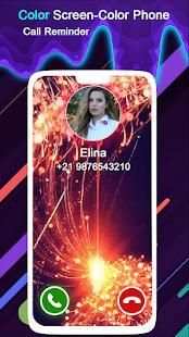 Color Screen - Color Phone,Call reminder screenshot 4