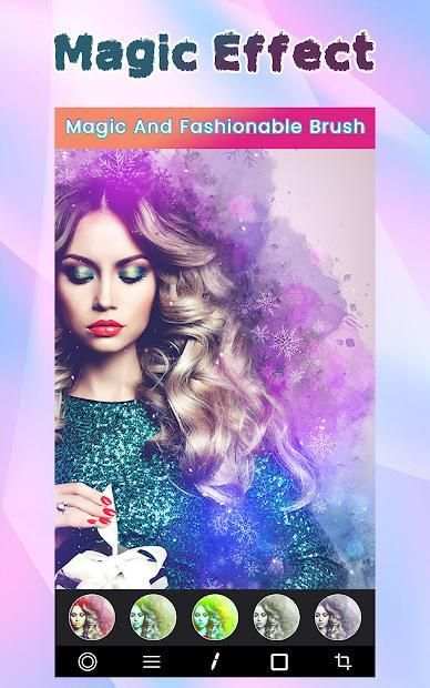 Magic and Fashionable Brush Photo Editor 5 تصوير الشاشة