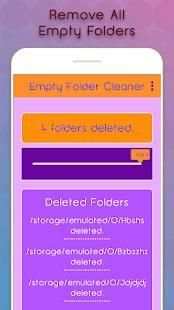Empty Folder Cleaner - Remove Empty File Folder screenshot 1