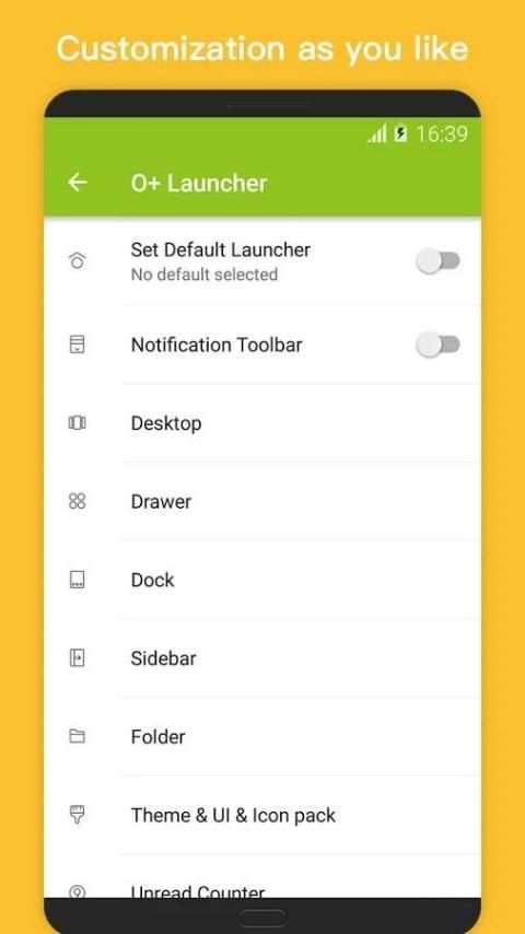 O Plus launcher - 2018 Oreo Launcher, Android™ O 8 स्क्रीनशॉट 2