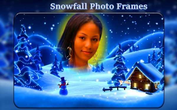 Snowfall Photo Frames screenshot 5