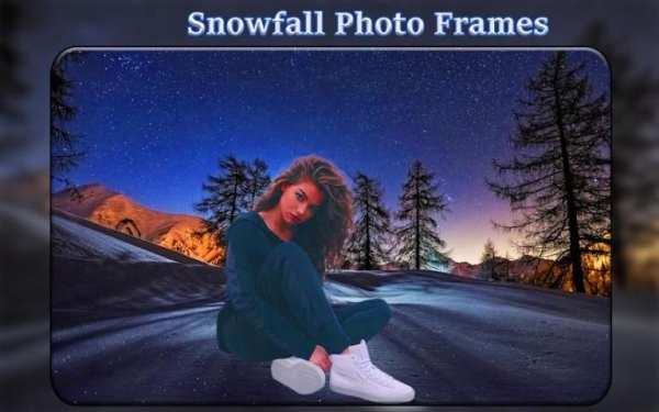 Snowfall Photo Frames screenshot 1