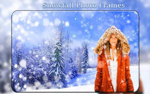 Snowfall Photo Frames screenshot 2
