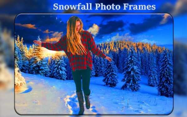 Snowfall Photo Frames screenshot 3