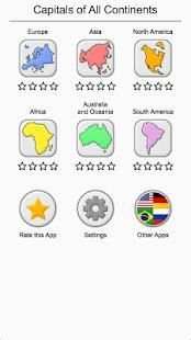 Capital Cities of World Continents: Geography Quiz screenshot 4