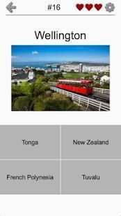 Capital Cities of World Continents: Geography Quiz screenshot 12