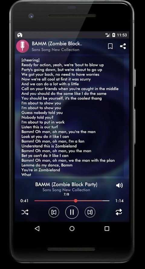 Zombies Film Songs Full Lyrics screenshot 1