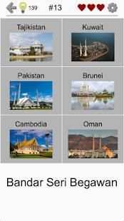 Capital Cities of World Continents: Geography Quiz screenshot 1