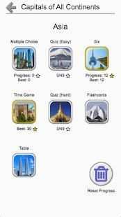 Capital Cities of World Continents: Geography Quiz screenshot 8
