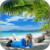 Beach Photo Editor - double pic style exposure new