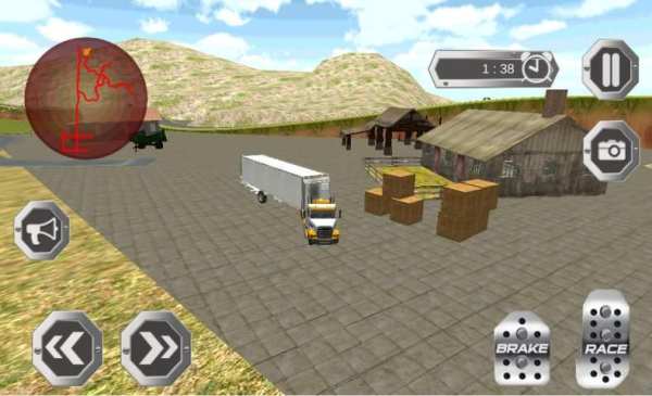 Truck Simulator 3D 2016 screenshot 1