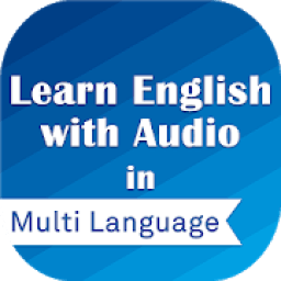 Learn English with Audio from Multi Language आइकन