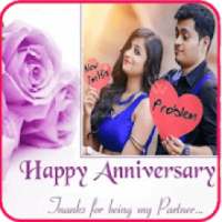 Happy Wedding anniversary photo frames