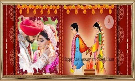Happy Wedding anniversary photo frames स्क्रीनशॉट 4