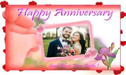 Happy Wedding anniversary photo frames स्क्रीनशॉट 9