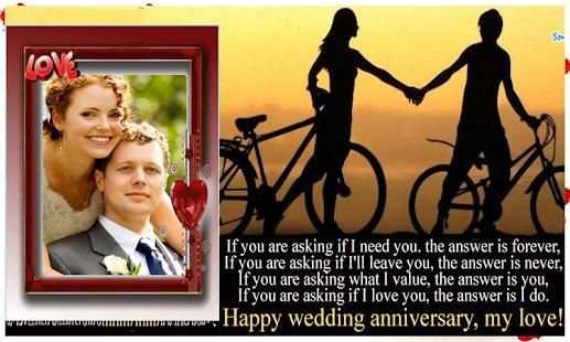 Happy Wedding anniversary photo frames स्क्रीनशॉट 10