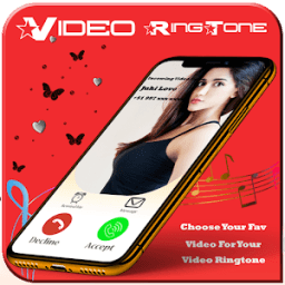 Video Ring tone for Incoming Call-Video Caller ID आइकन