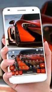 Speed Red Sports Car Keyboard Theme screenshot 4
