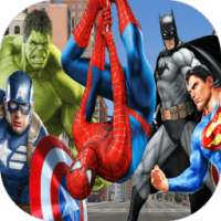 Action Characters Selfie - Spiderman/Batman on 9Apps