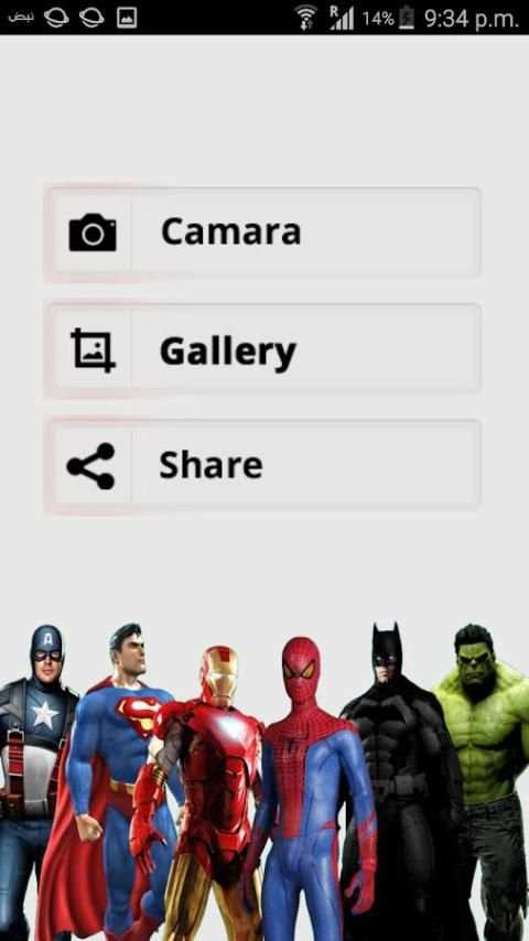 Action Characters Selfie - Spiderman/Batman screenshot 5
