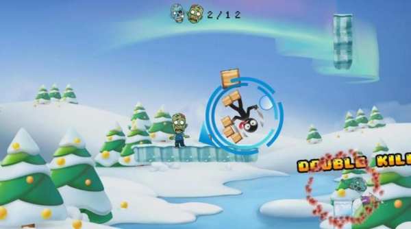 Stickman fights vs zombies: escape screenshot 8