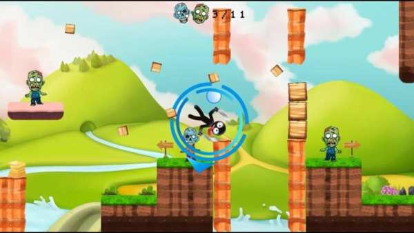 Stickman fights vs zombies: escape screenshot 12