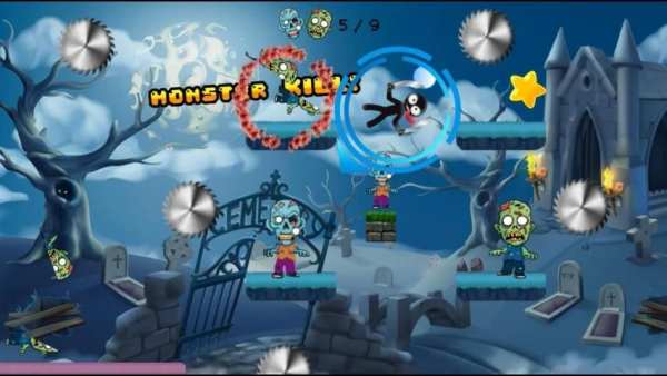 Stickman fights vs zombies: escape screenshot 5