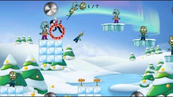 Stickman fights vs zombies: escape screenshot 3