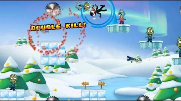 Stickman fights vs zombies: escape screenshot 7