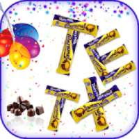 Chocolate Text Photo Editor 2018 : Text Editor