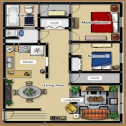 Simple Blueprint House and plans