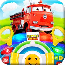 Little Driver - Music Steering Wheel Free Game आइकन