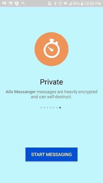Allo Messanger screenshot 1