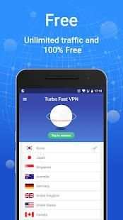 Turbo Fast VPN 4 تصوير الشاشة