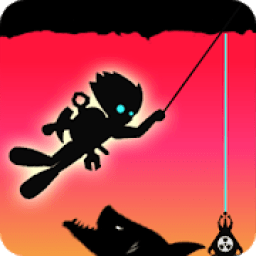 ikon Stickman swing : Rope Swing - Game offline