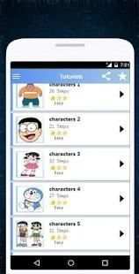 How to draw doraemon Characters screenshot 8