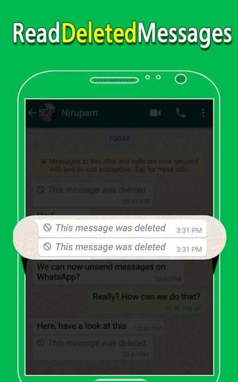 SHODEL : Whats-app Delete Message Recover screenshot 4