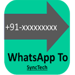 WhatsAppTo - Send messages without saving number أيقونة