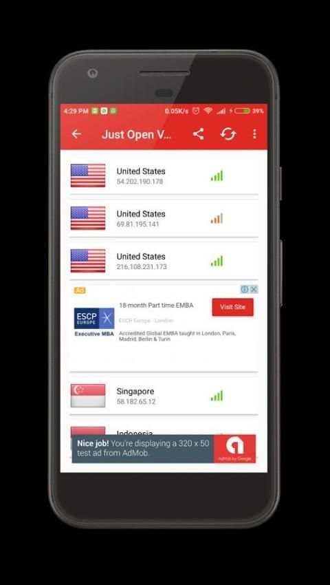 VPN UAE 2018 screenshot 1