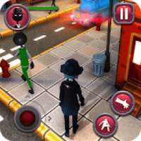 Scary Stickman Killer: Gangster Fight Game