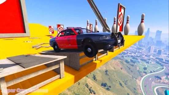GT Racing Stunts: Cop Car Driving स्क्रीनशॉट 1