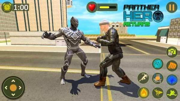 Panther Hero Returns: Crime City Rescue Mission स्क्रीनशॉट 1