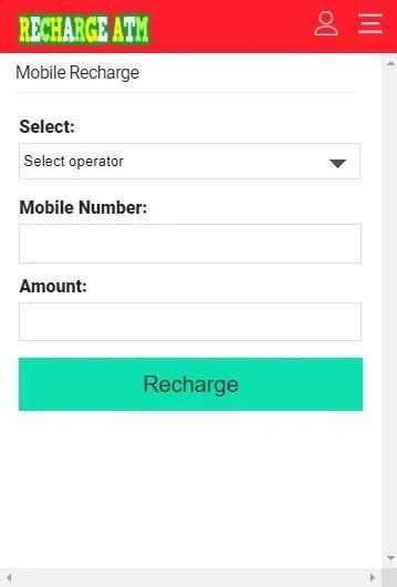 Recharge ATM screenshot 1