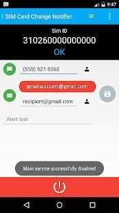SIM Card Change Notifier स्क्रीनशॉट 4