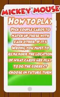 Memory Mickey Mouse Games screenshot 5