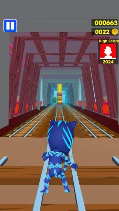 Subway pj Run Masks Dash Run скриншот 3